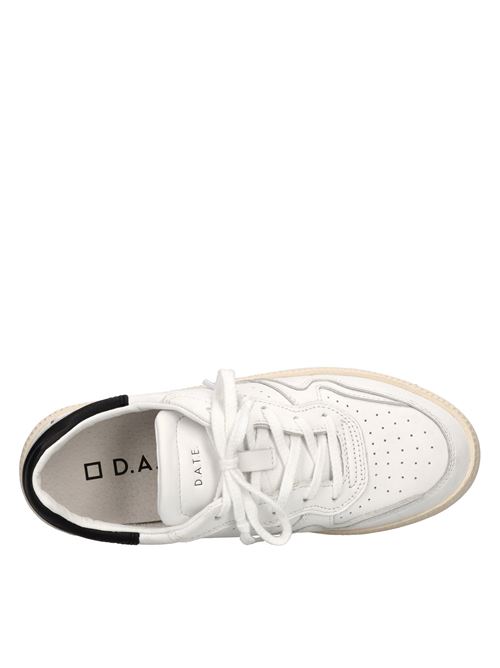 Sneakers in pelle D.A.T.E. | STEP CALFBIANCO-NERO